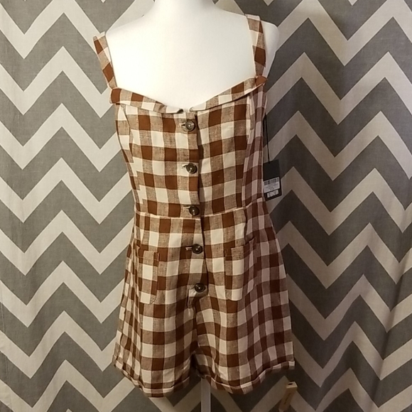Reformation Coconut Havana Romper size 12 - Picture 5 of 8